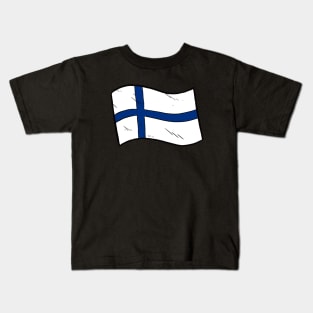 Flag of Finland Kids T-Shirt